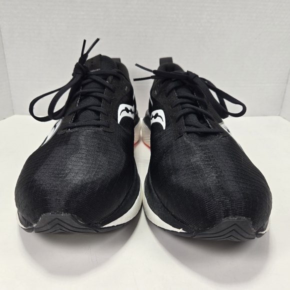 Saucony Men's Freedom Crossport Black and White Neon Running Shoes Size 13 - Picture 6 of 12